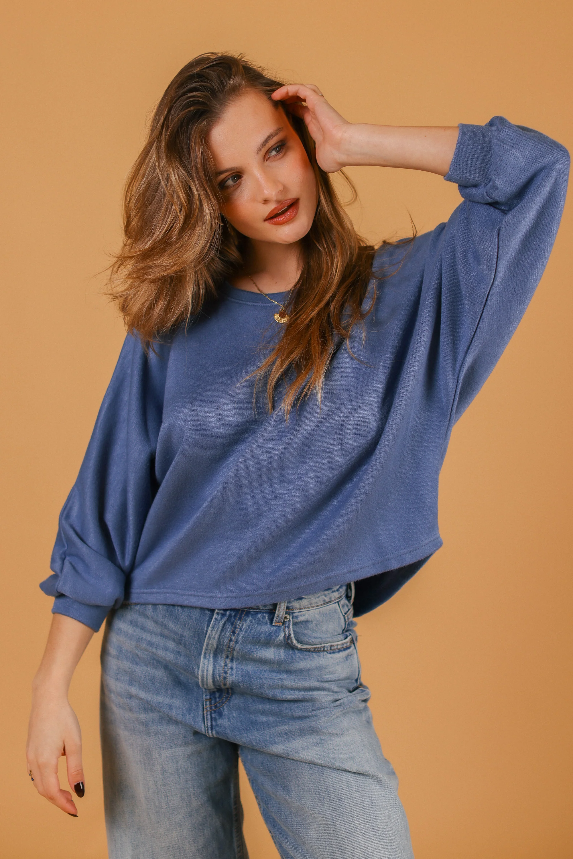 Sweater Idris Blue - Image 3