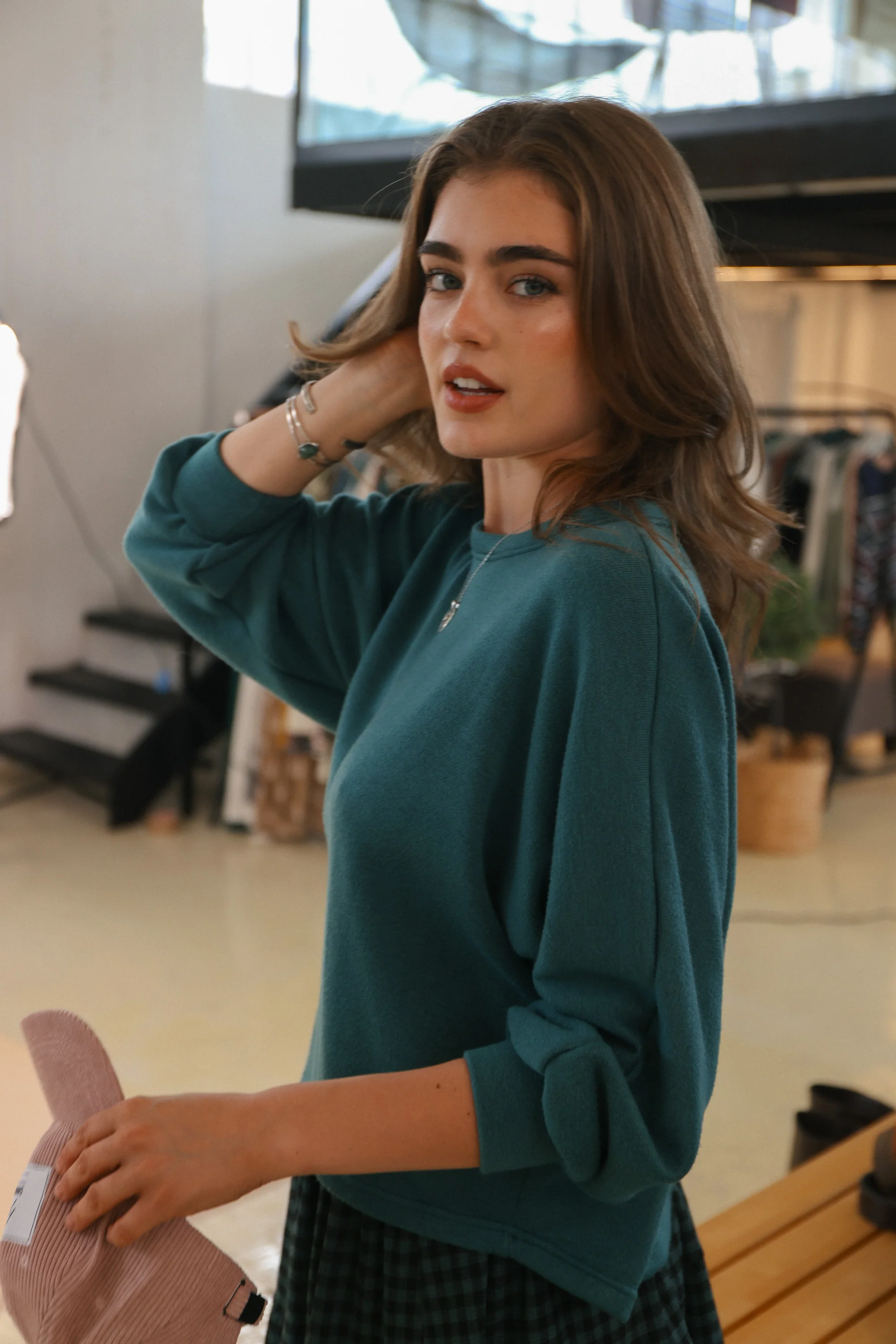 Sweater Idris Petrol - Image 4