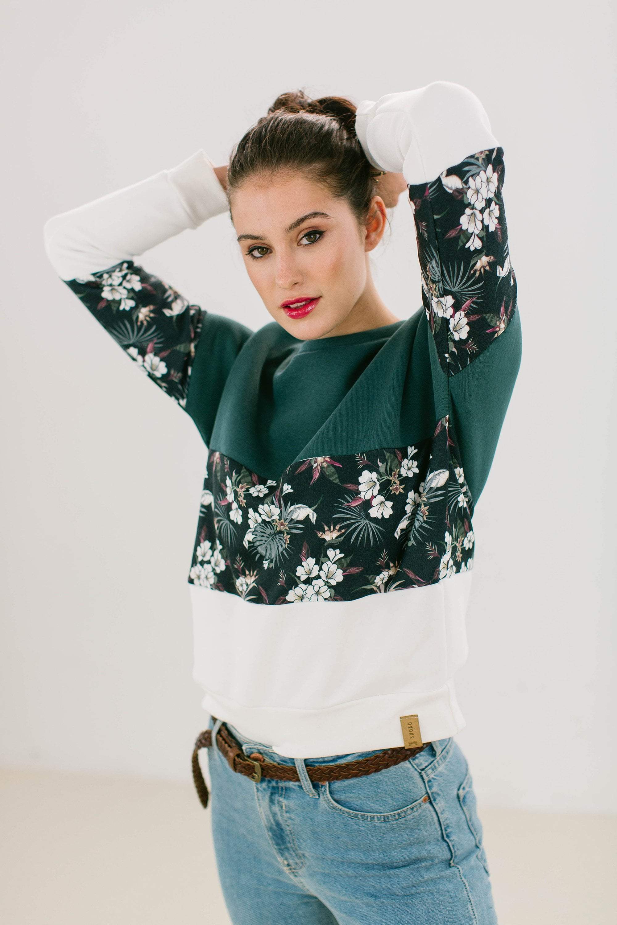 Sweater Mia winter flowers - Image 3