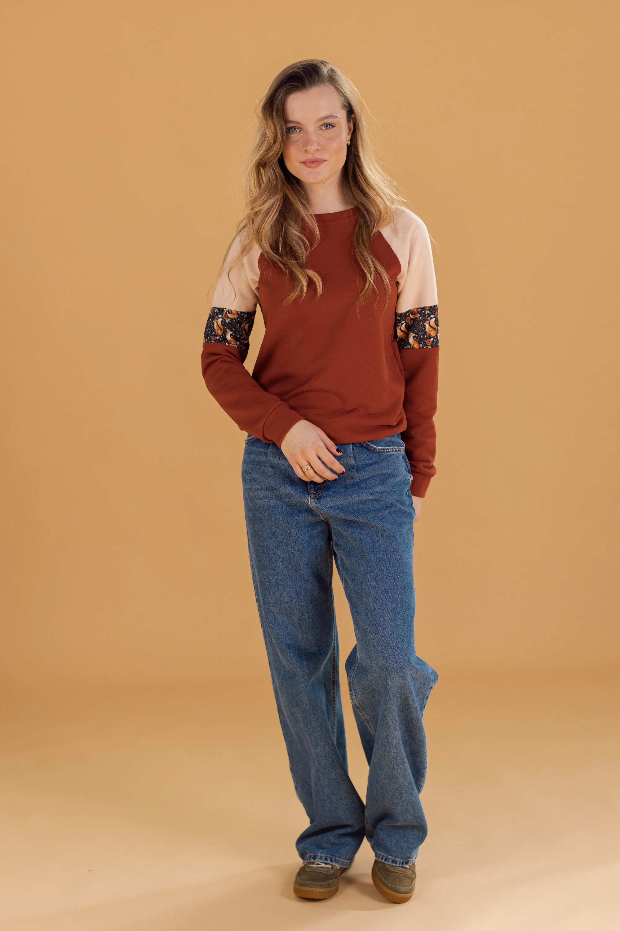 Sweater Sharon Terracotta Fox Ecru - Image 8