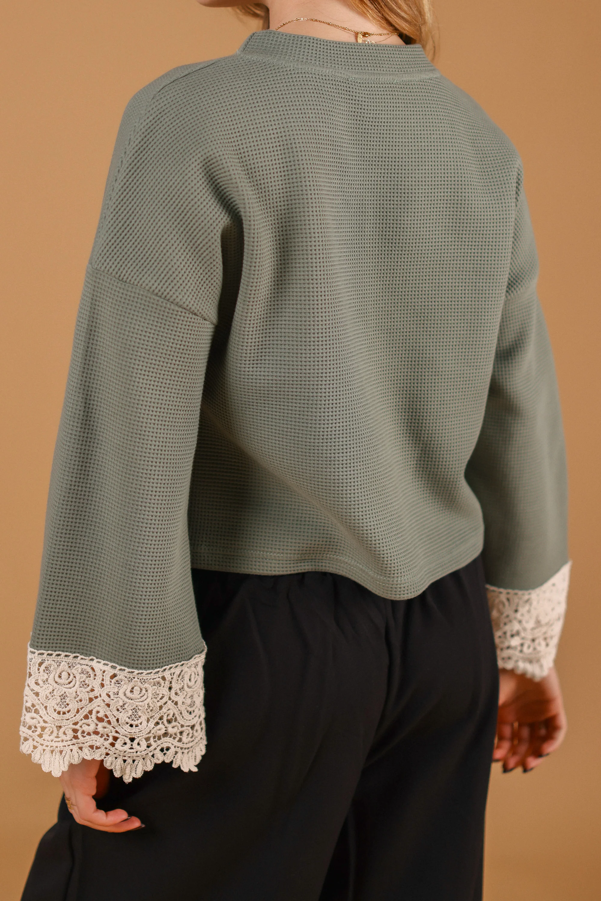 Sweater Teagan Sage Lace - Image 6