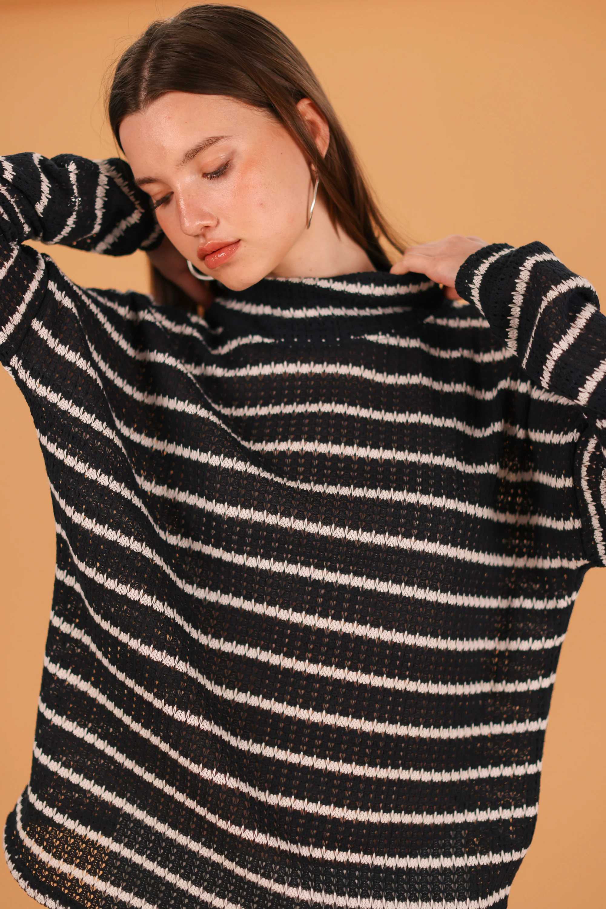 Sweater Zoey Navy Stripes - Image 4