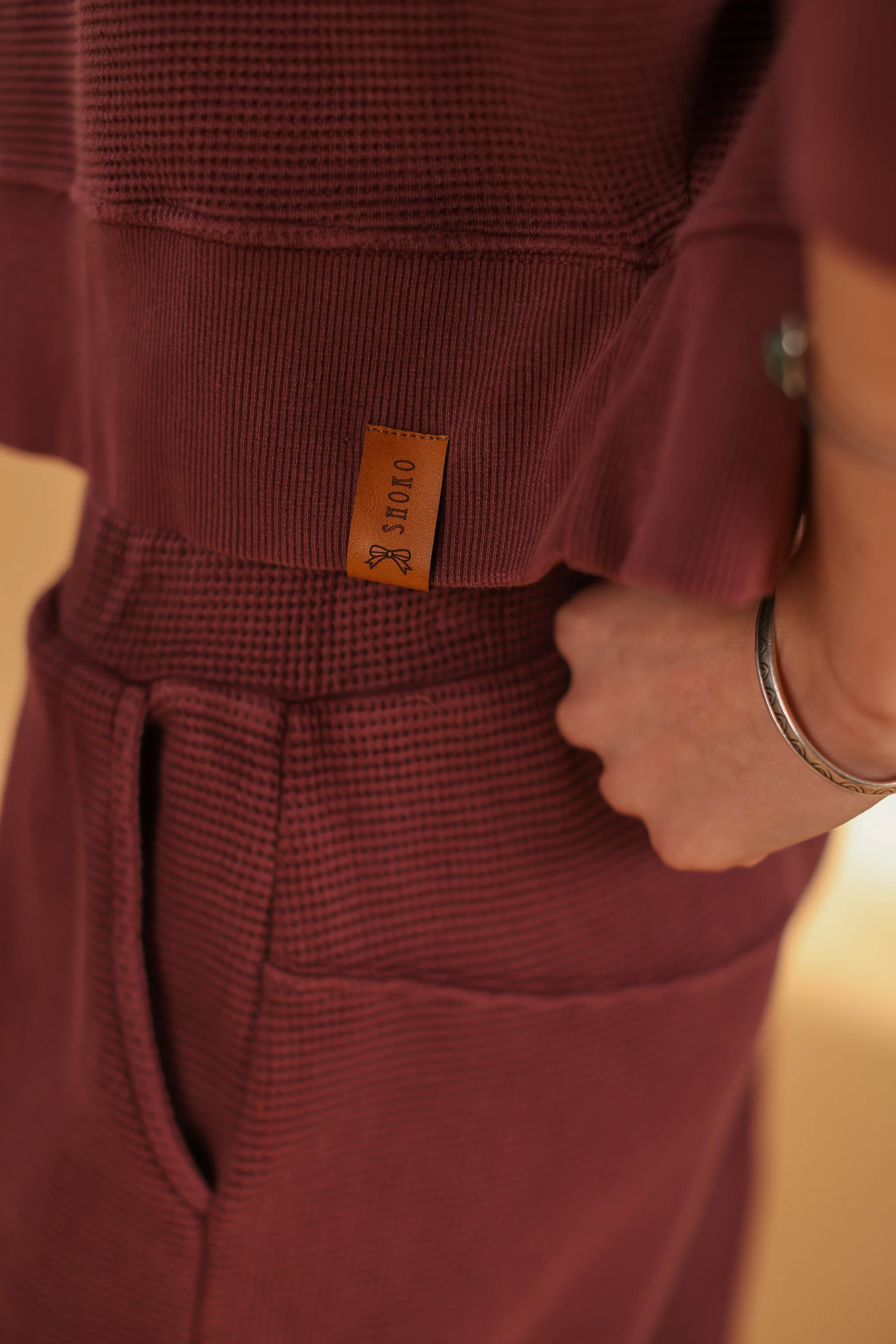 Sweatpants Neha Stonewashed Plum - Image 5
