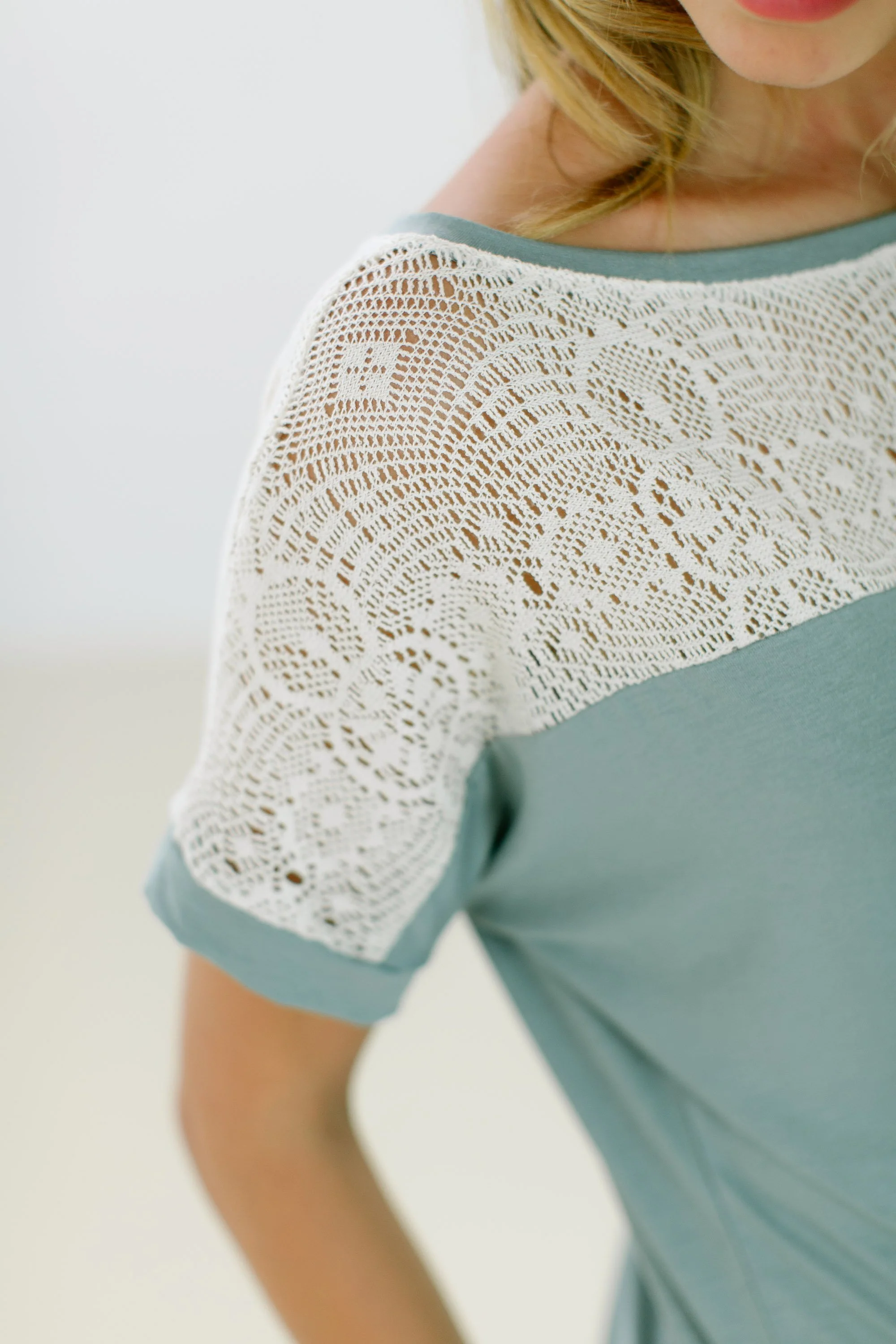 Top Cutiepie Μint Lace - Image 4