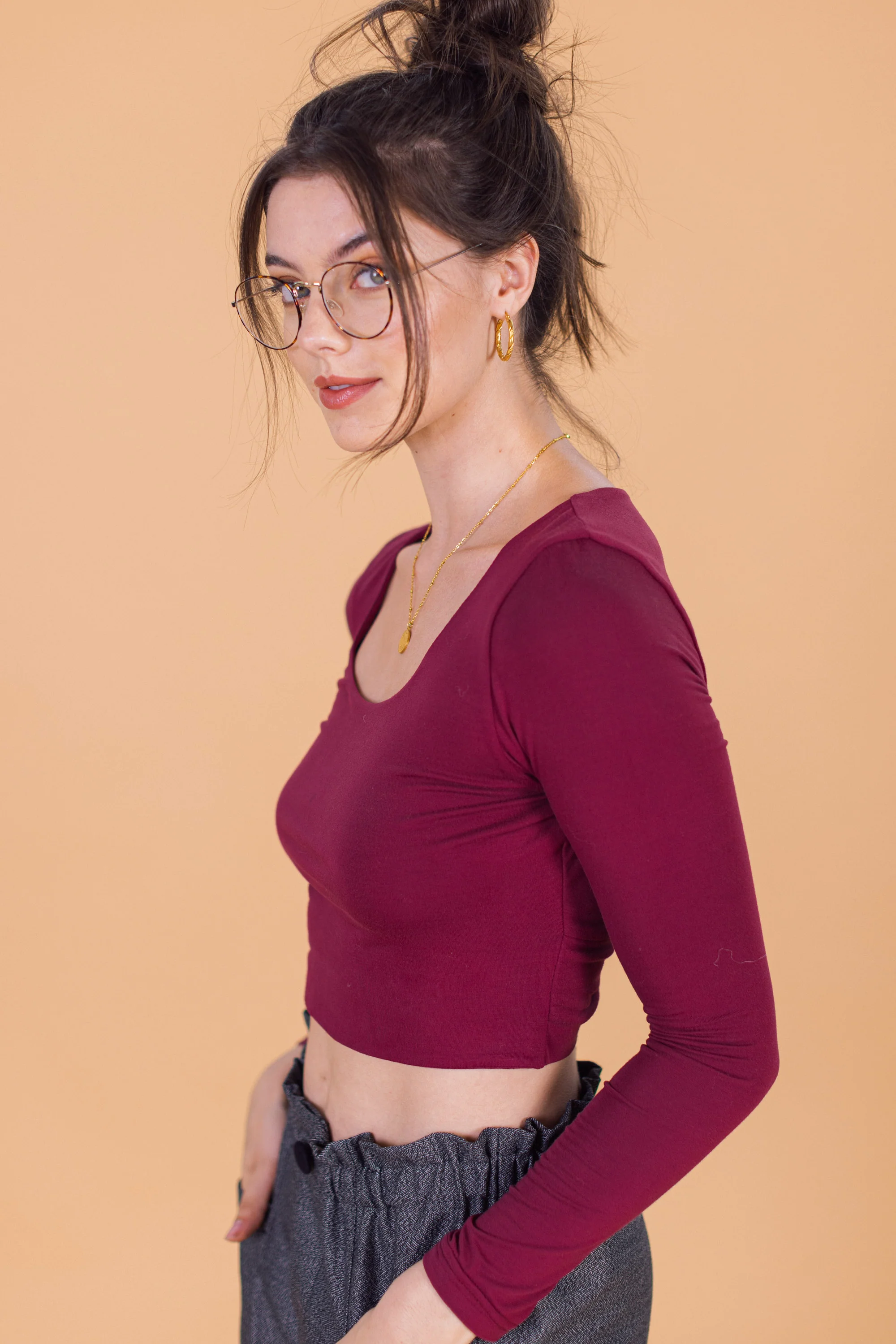 Top Naya Burgundy - Image 3