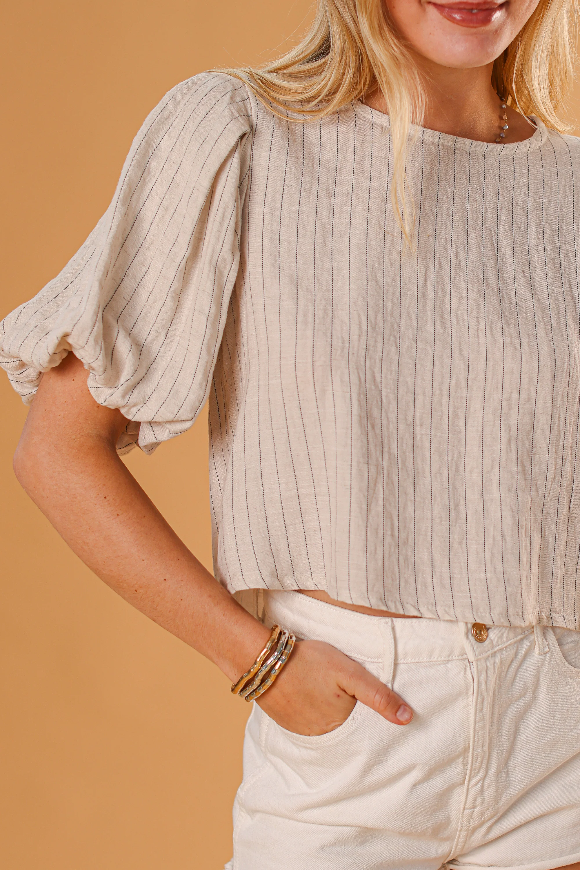 Top Romina Pinstripe - Image 4