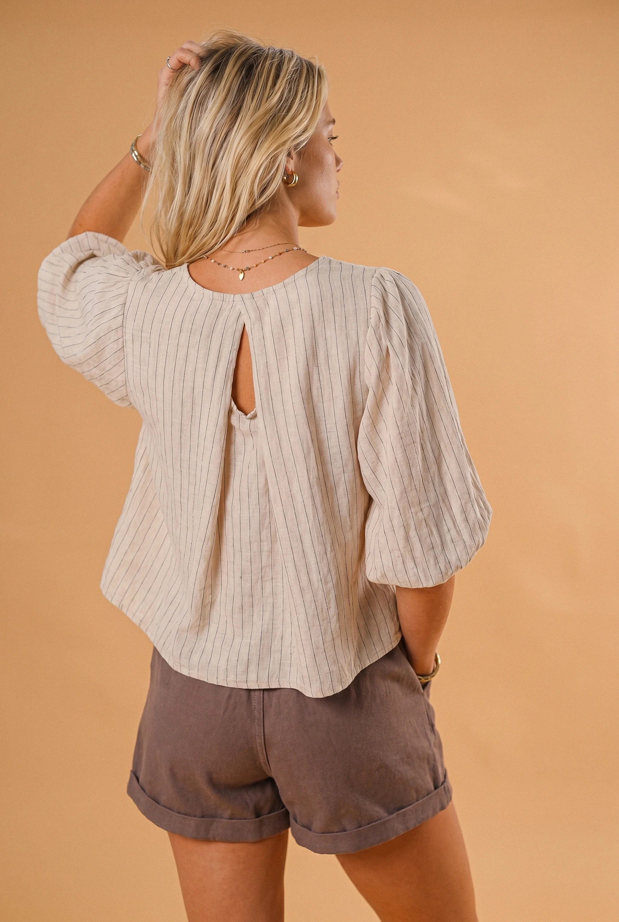 Top Romina Pinstripe - Image 5