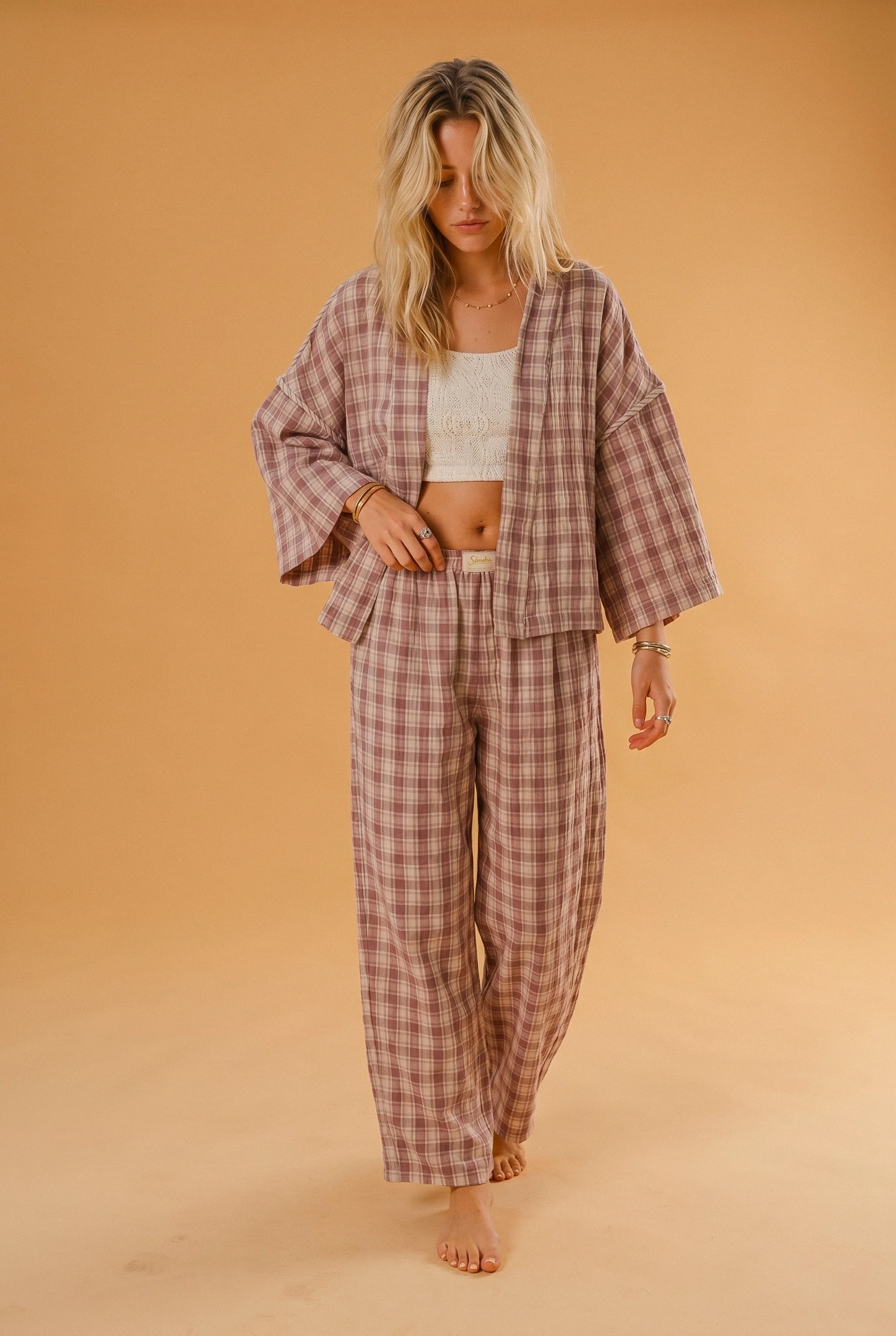 Trousers Dino Checkered Purple - Image 6