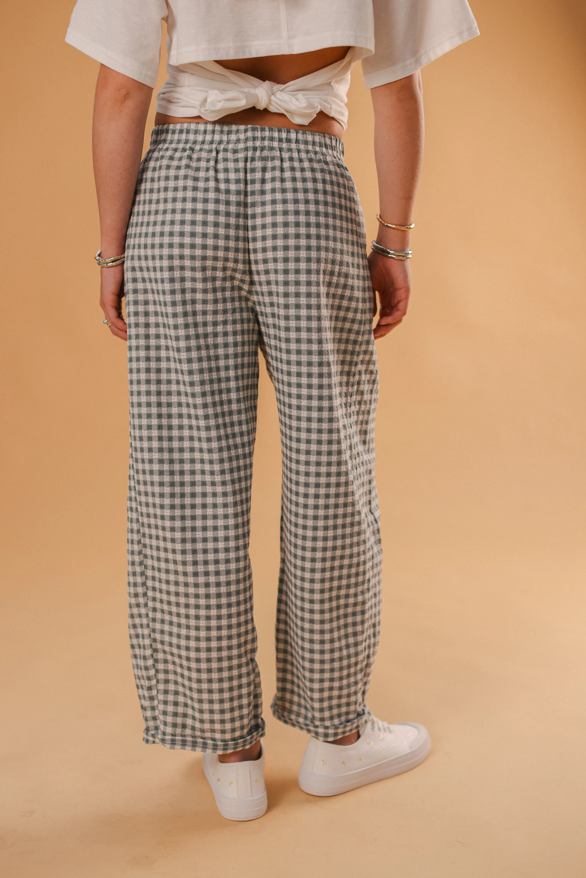 Trousers Dino Gingham Green - Image 7