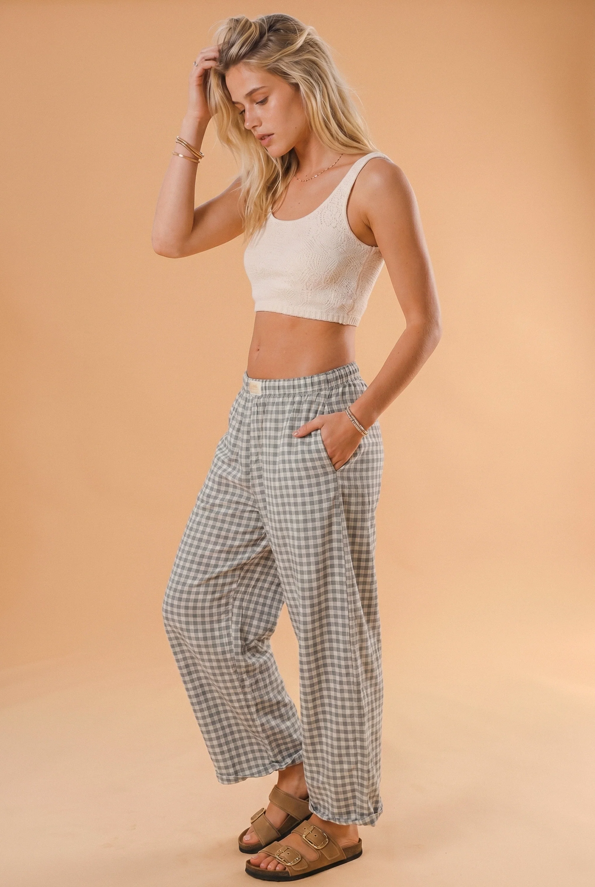 Trousers Dino Gingham Green - Image 8