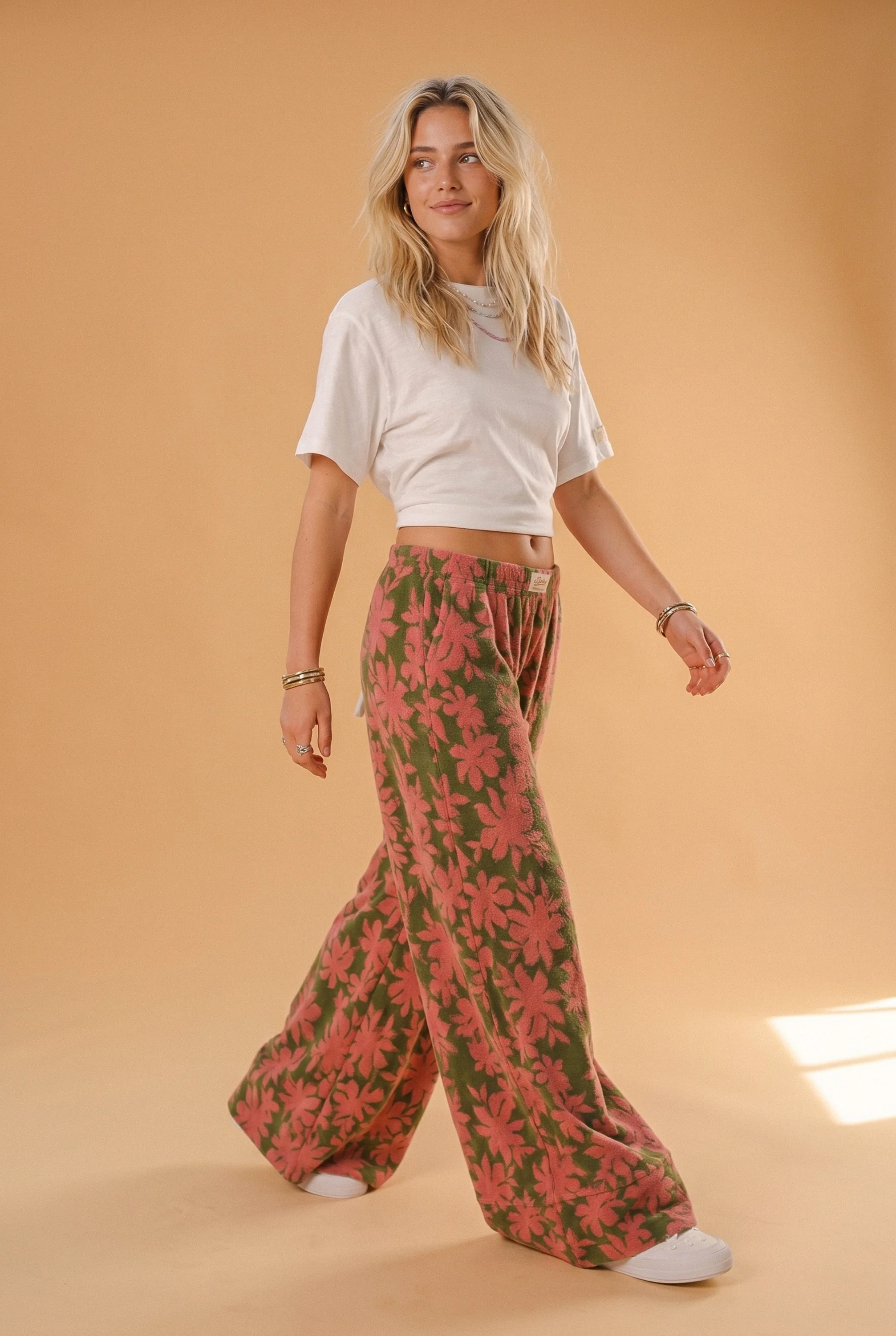 Trousers Sally Green Palms - Image 2