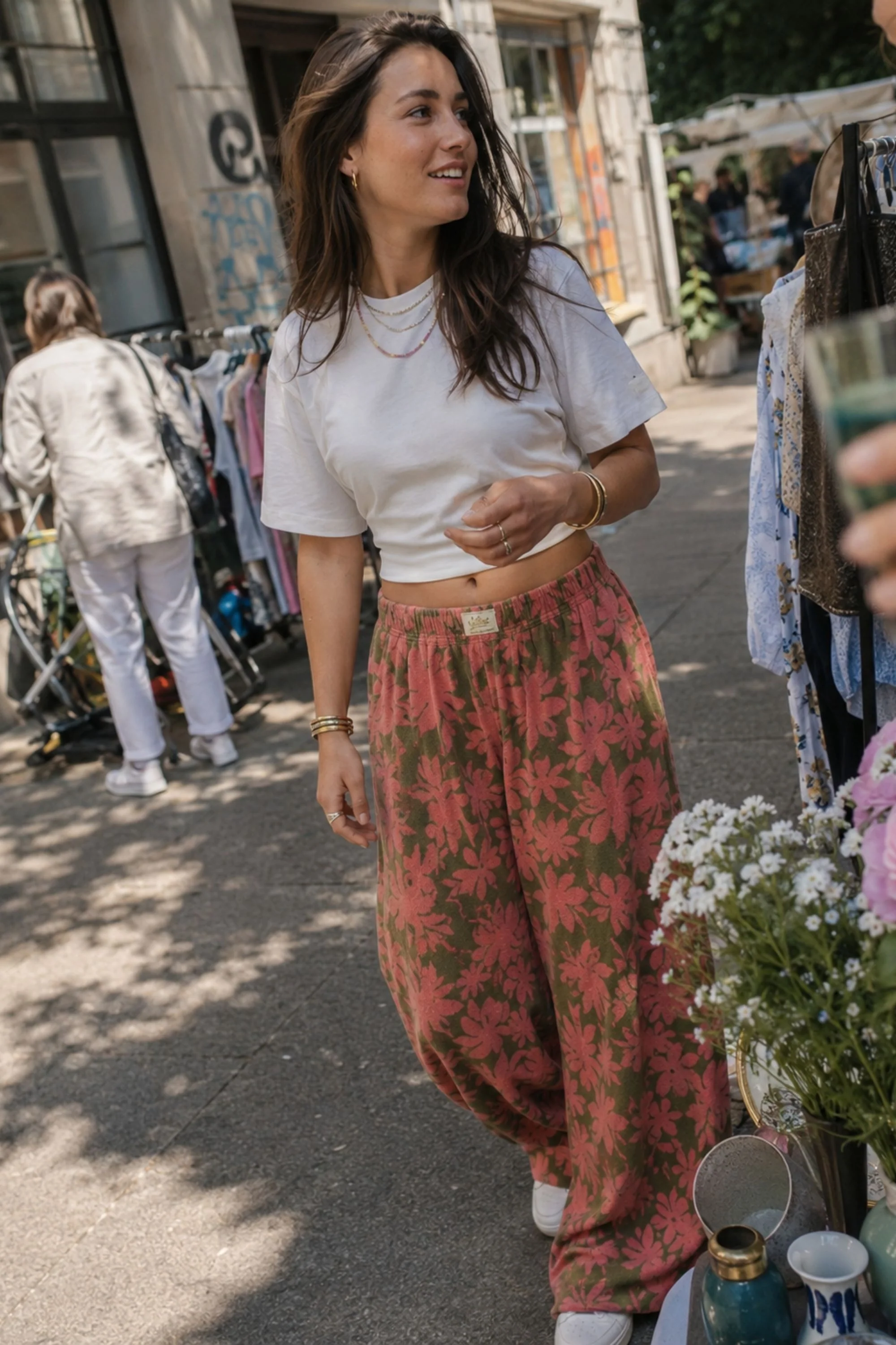 Trousers Sally Green Palms - Image 3